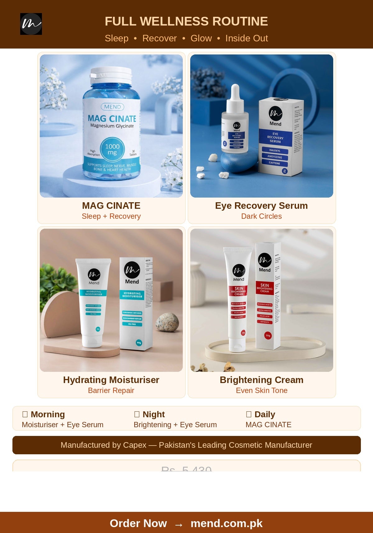 Full Wellness Routine — Complete Inside-Out Skin & Sleep Bundle