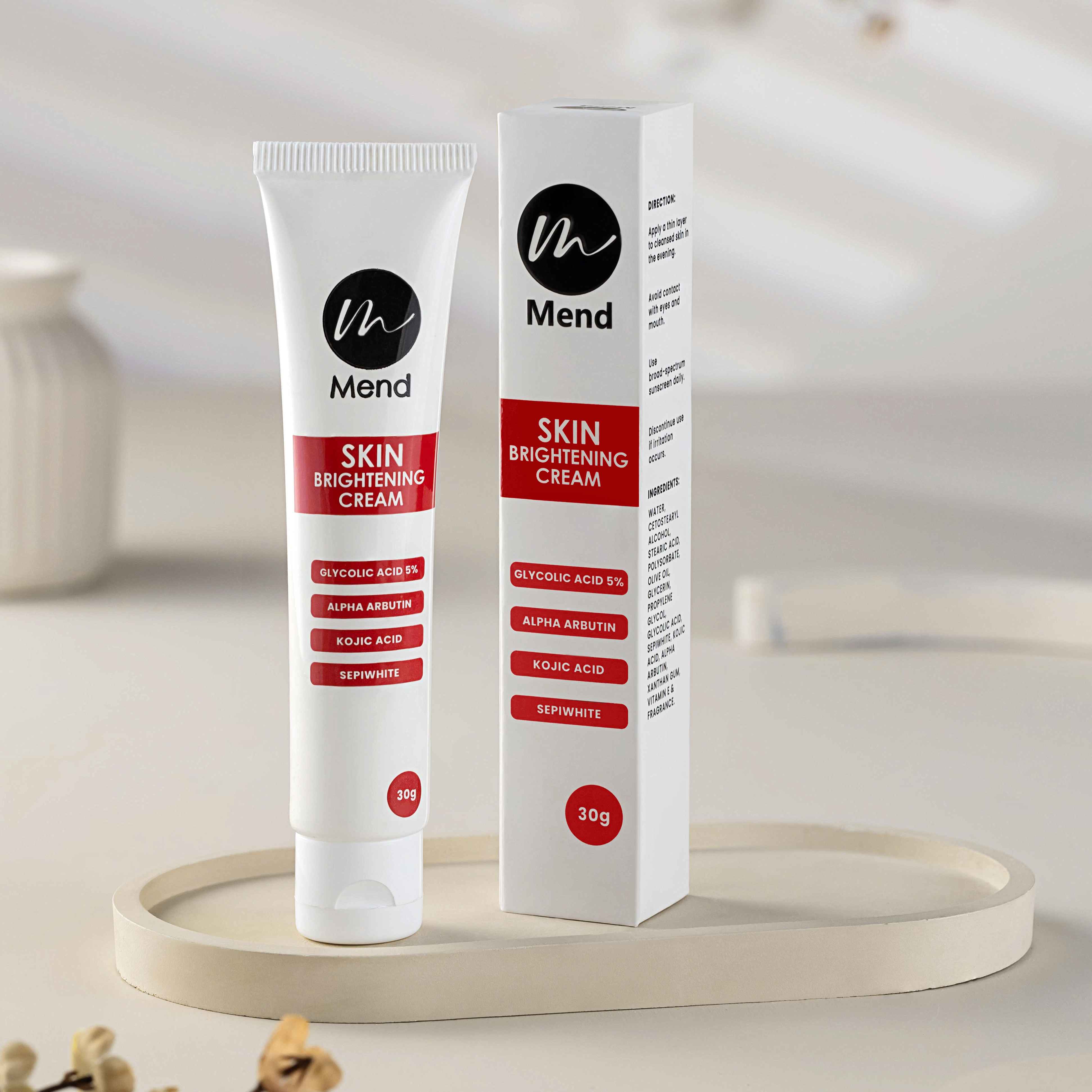 Skin Brightening Cream - Mend Skincare